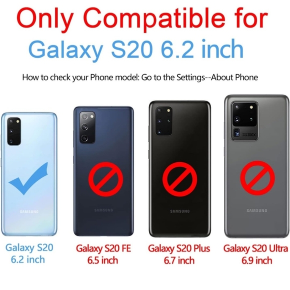 CaseMe Leather Proctective Wallet for Samsung Galaxy S20 5G 6.2 inch - Picture 2 of 12